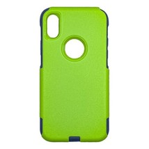 Slim Shockproof 2-in-1 Durable Hybrid Case for iPhone Xs Max 6.5&quot; LIGHT GREEN - £4.68 GBP
