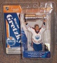 2006 McFarlane NHL Legends Series 4 Oilers Wayne Gretzky Stanley Cup Figure NIP - £31.45 GBP