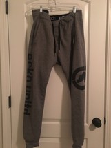 Ecko Men&#39;s Athletic Gray &amp; Black Athletic Jogger Track Pants Pockets Size M - $41.71