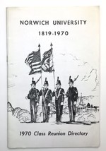 Norwich University 1970 Class Reunion Directory Northfield, Vermont Read Descrip - £19.77 GBP