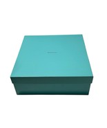 Tiffany &amp; Co. Blue Gift Box Square 9 3/4&quot; x 9 3/4&quot; x 3 1/2&quot; Box Only Pau... - $624.84 MXN