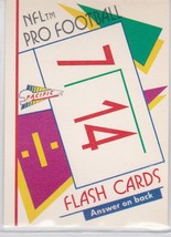 M) 1991 Pacific Football Trading Flash Card Steve Christie #88 - £1.57 GBP