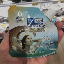2pcs Dead Sea Mud Mask For Face, Body &amp; Hair 75 grams قناع طينة البحر الميت - £15.08 GBP