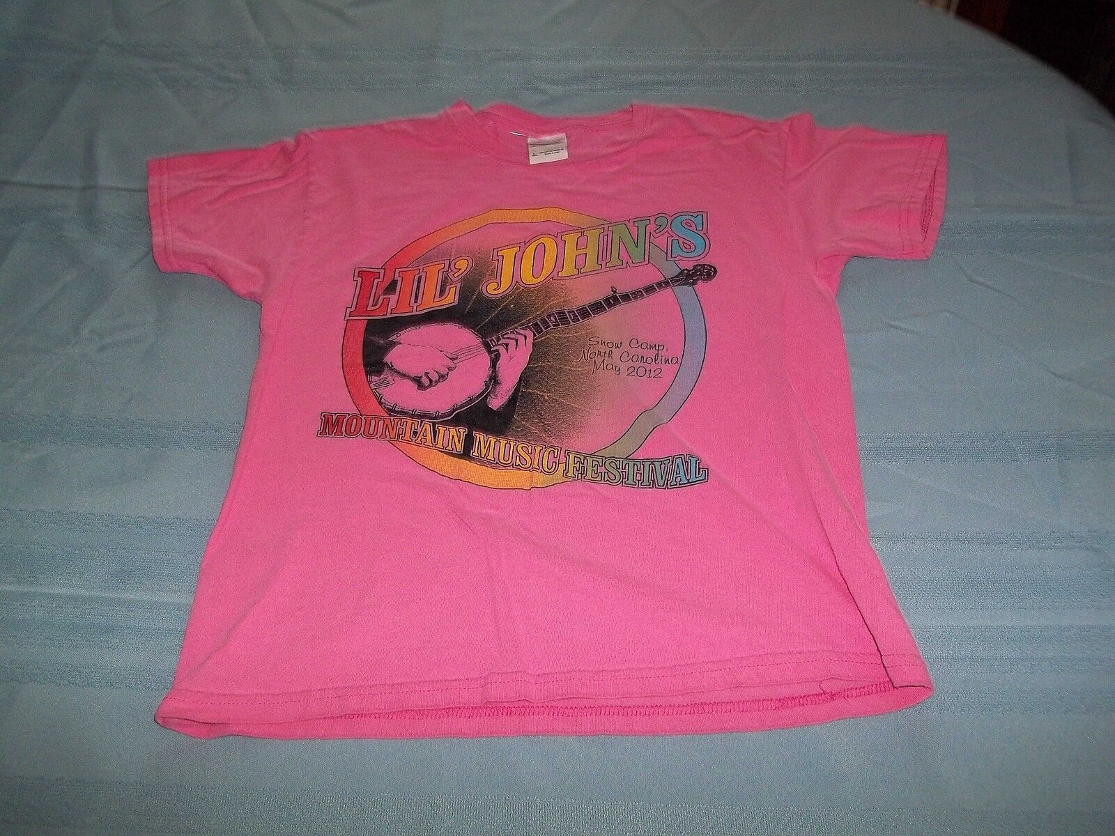 Lil' John's Mountain Music Festival May 2012 Snow Camp NC Youth's T-Shirt Size L - $4.94