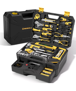 328 Pc Home Repair Tool Kit Set with Drawer Storage Case for DIY &amp; House... - $108.32