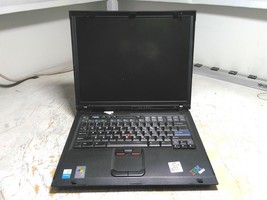 Dark Screen IBM ThinkPad R51 Laptop Pentium 1.5GHz 768MB 80GB No PSU AS-IS - $49.50