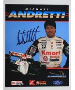 Michael Andretti Signed Autographed Color Auto Racing 8x10 Photo - $10.49