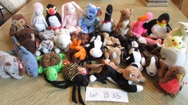 LOT OF 24  HARD TO FIND TY BEANIE BABIES  - EXC - LOT B35 - $26.97