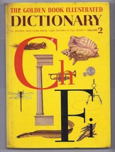1961 The Golden Book Illustrated Dictonary Volume 2 Book - £7.61 GBP