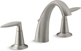 Kohler 45102-4-BN Alteo Widespread Bathroom Sink Faucet - Brushed Nickel - £129.70 GBP