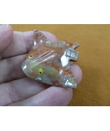 Y-STI-30) gray STINGRAY Sting Ray raja figurine stone SOAPSTONE PERU lov... - $183.56 MXN