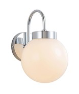 QANQIDENG Wall Sconces,Glass Globe Sconce,Plug in Wall Light,Modern Brushed - $65.33
