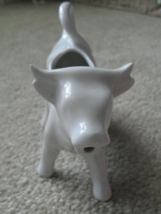 Vintage France Made Glazed Porcelain Figural Cow Creamer LOOK - £51.45 GBP