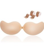 Women&#39;s Sticky Bra + Nipple Covers + Boob Tapes + Gift Box - Nude B - $24.67 CAD