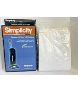 5 Simplicity Freedom HEPA Type F Vacuum Bags F3300 F3400 F3500 F3600 F37... - $12.99