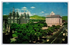 Temple Square Salt Lake City Utah UT UNP Chrome Postcard P28 - £1.51 GBP
