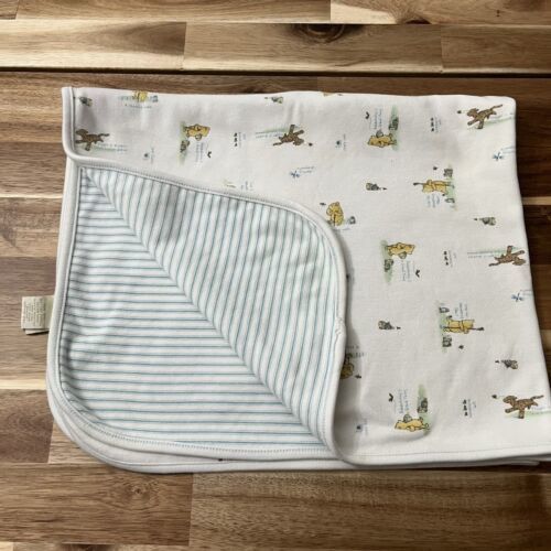 Disney Classic Pooh Cotton Receiving Blanket Baby Lovey Security Tigger 25x30 - £17.20 GBP