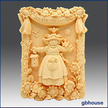 egbhouse, 2D Silicone Soap/Plaster/polymer clay Mold – Sunshine Scarecrow - £23.61 GBP