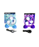 USB Fan Novelty Safety Blade Child Safe  - $13.65 CAD