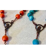 Limited offer - 2 for 1 mini-rosary, decades, orange and blue rosaries, colourfu - $10.00