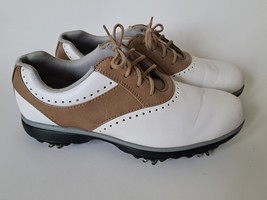 FootJoy Emerge Womens Golf Shoes Tan White Size 7M Style 93914 - $21.25 CAD