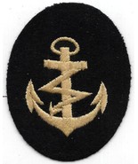 WWII Germany Kriegsmarine Radio Operator NOS Embroidered Shoulder Insign... - $15.00