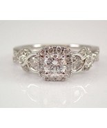 Rund Geschliffen Künstlicher Diamant Umwerfend Hochzeit Kostüm Ring Mit ... - $1,832.57 MXN