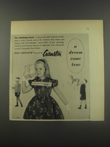 1956 Cranston Dress by Joseph Love Ad - The Finishing Touch - $18.49