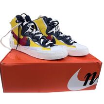 Nike Blazer Mid Sacai Men’s 11 BV0072-700 Varsity Maize Red New In Box U... - $299.95