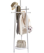Aibiju Coat Rack With Unique Design, Coat Stand With Storage Shelf And 3... - £81.77 GBP