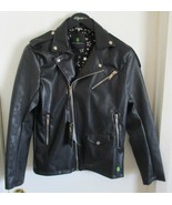 NEW Ron Tomson LA Capsule Faux Leather Moto Jacket Black ART-71046 Size ... - £156.43 GBP