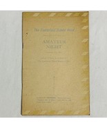 1940&#39;s Shawnee On Delaware Pa Smithfield School Amateur Night Program Di... - $15.59 CAD