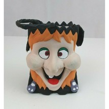 Vintage Haunted Haven Ceramic Witch Candy Bag Finely Hand Painted 5&quot; Tall - $12.86