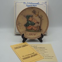 Vintage Hummel 9TH Annual Plate 1979 Goebel Singing Lessons HUM 272 w/ Box - £35.60 GBP