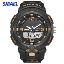 SMAEL, Sporty, BG, Dual Quartz Analog / Digital Display, Solar Powered Watch - £27.03 GBP