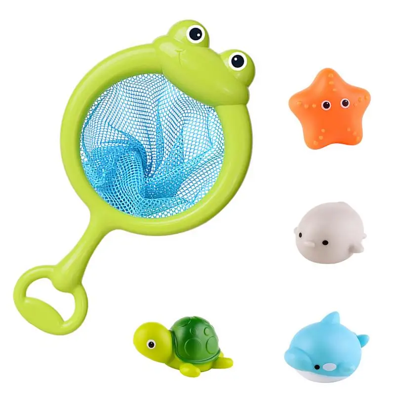 Baby Bath Toys Finding Fish Game Toys For Kids Soft Bathroom Play Animals Bath - £14.56 GBP+
