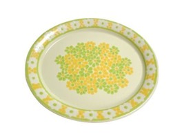 FRANCISCAN EARTHENWARE INTERPACE Yellow Green PICNIC Oval 14.25&quot; Serving... - £14.78 GBP