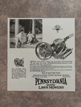 Vintage 1927 Pennsylvania Quality Lawn Mowers Original Ad 422 - $6.64