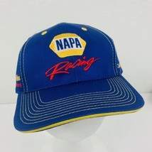 NAPA Racing Baseball Hat Cap Michael Waltrip Bill Davis Adjustable Strap Blue - £9.33 GBP