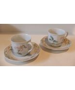 Villeroy &amp; Boch Fruit Garden 2 Cup &amp; Saucer Sets Germany Heinrich Vintage - $40.88