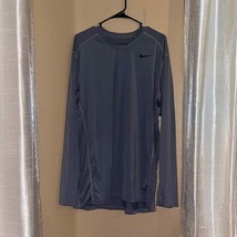 Nike Grey Dri Fit Long Sleeve - £23.36 GBP