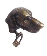 Vintage Golden Retriever Canine Statue Brass Door Knocker Earring Ring d... - $315.62 CAD