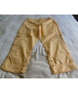 Chico&#39;s Women&#39;s Raffia Cool Cargo Roll Snap Pants Size 0 Regular - €50,35 EUR