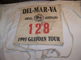 1993 VINTAGE DEL-MAR VA ANTIQUE AUTOMOBILE CLUB 48TH GLIDDEN TOUR FLAG B... - $26.72