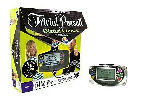 TRIVIAL PURSUIT DIGITAL CHOICE TRIVIA ELECTRONIC BOARD GAME PARKER BROTHERS 2008 - $17.42