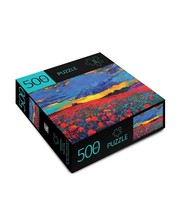 Poppy Field Jigsaw Puzzle 500 Piece 28" x 20" Durable Fit Pieces Leisure image 2