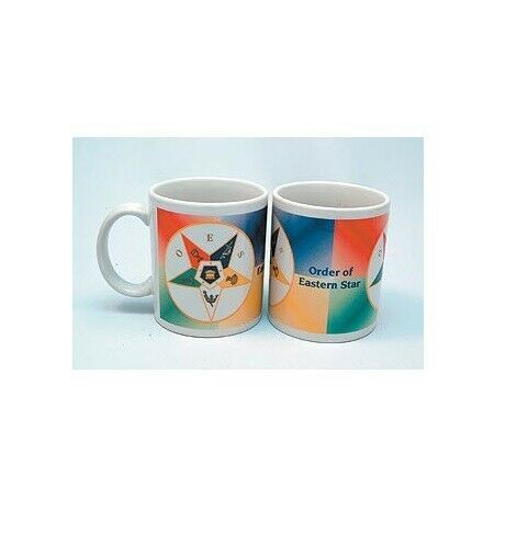 Order of the Eastern Star Coffee Cup Mug Ceramic Coffee Cup - $11.76