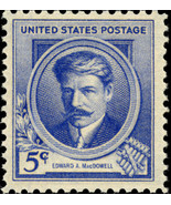 1940 5c Edward A. MacDowell, Composer Scott 882 Mint F/VF NH - £0.78 GBP