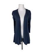 Kenar Navy Blue Open-Front Cardigan - Womens S - €17,26 EUR