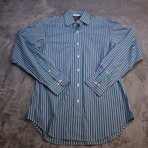 Ralph Lauren Curham Classic Fit Shirt Mens M 15 Striped Long Sleeve Button Up - $18.69